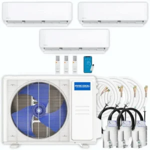 MRCOOL DIY 5th Gen Multi-Zone 3-Zone 27,000 BTU 23 SEER2 (9K + 9K + 9K) Ductless Mini-Split Air Conditioner and Heat Pump